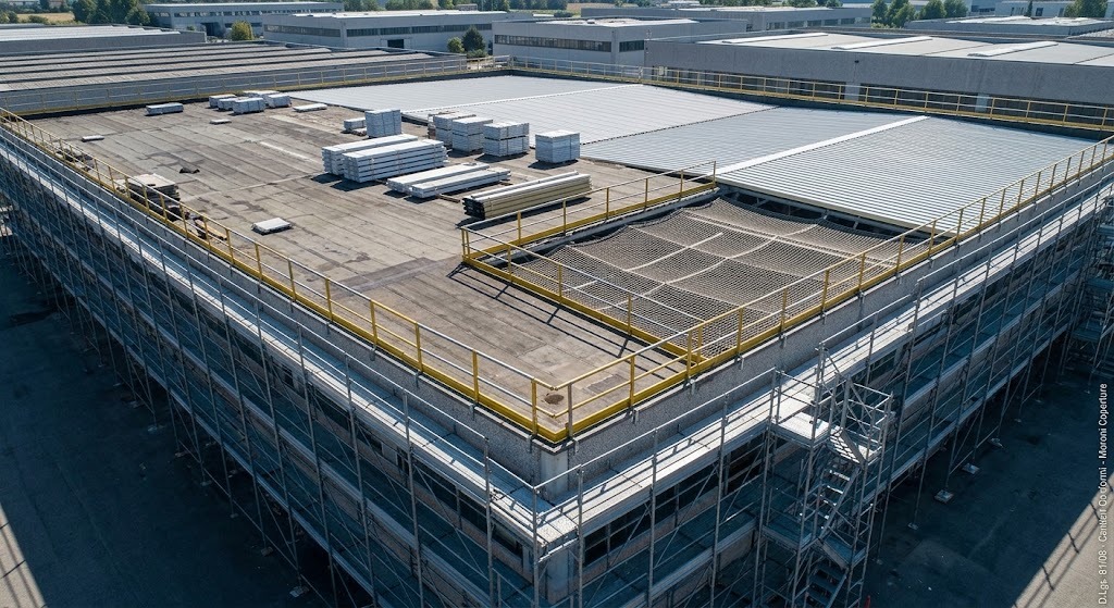 Sicurezza nei cantieri in quota: cosa prevede il D.Lgs. 81/08 per il rifacimento tetti